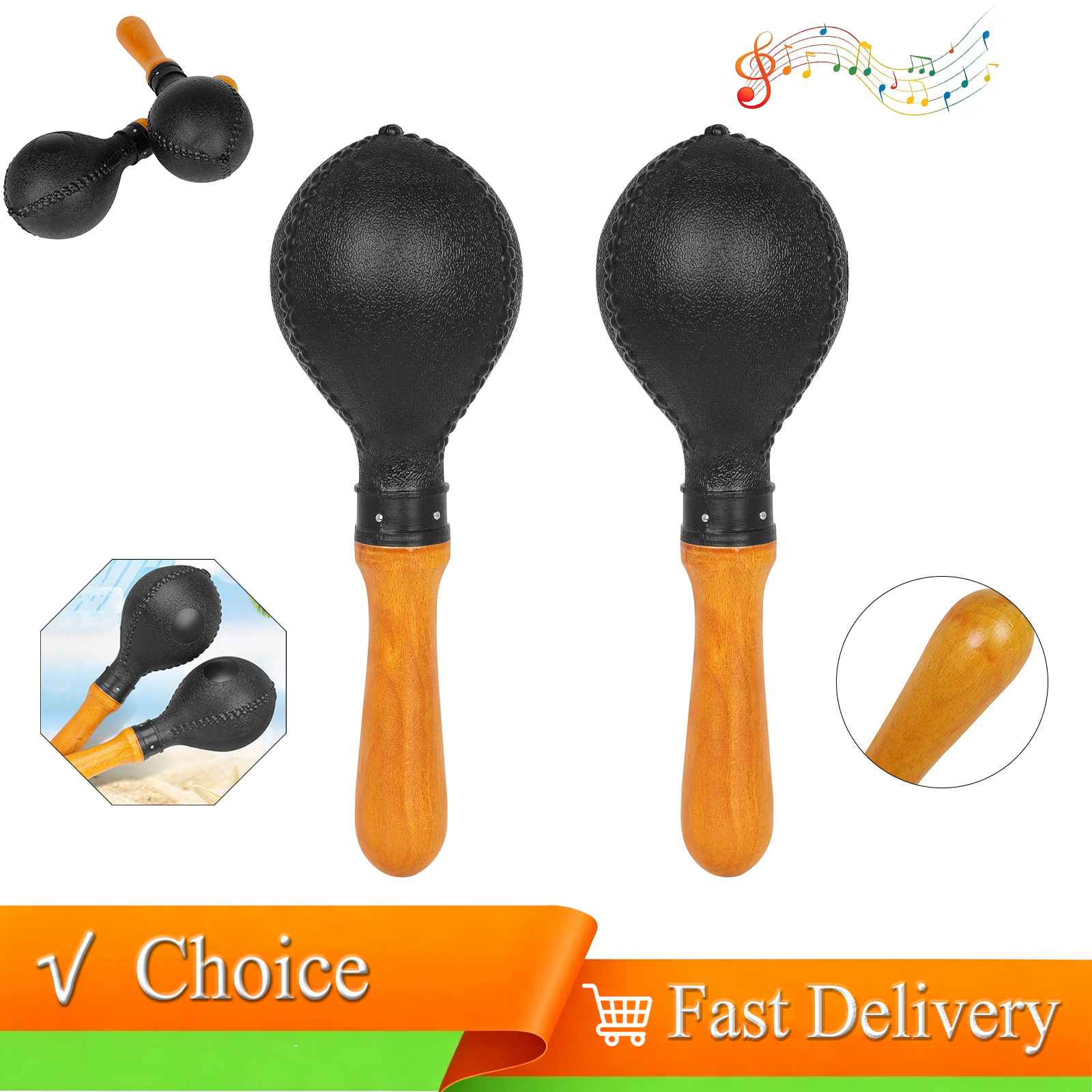 Musical Instrument Maraca - IRIN Professional 1Pair of Maracas Shakers