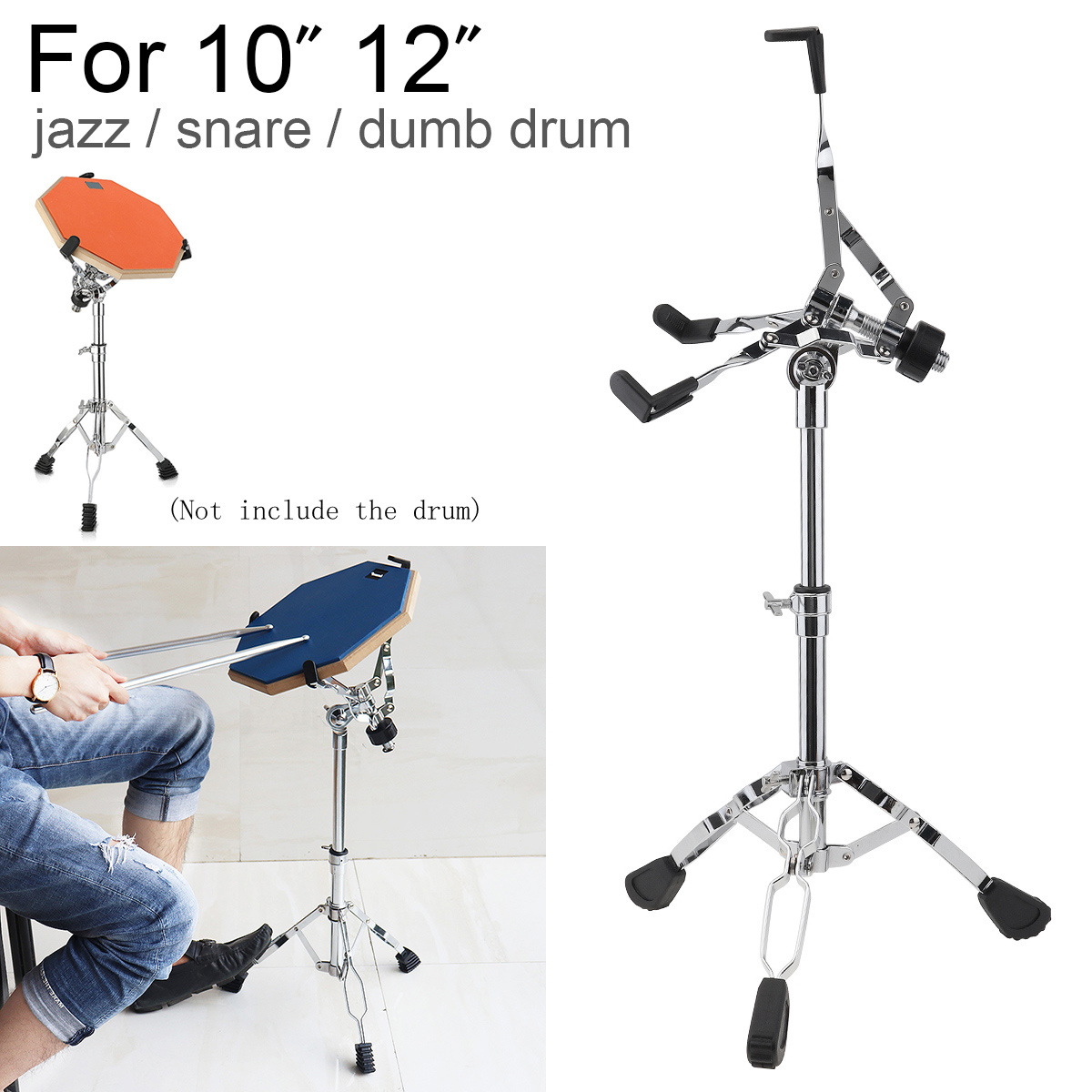 Musical Instrument Percussion - High-quality Full Metal Adjustment Foldable Floor
