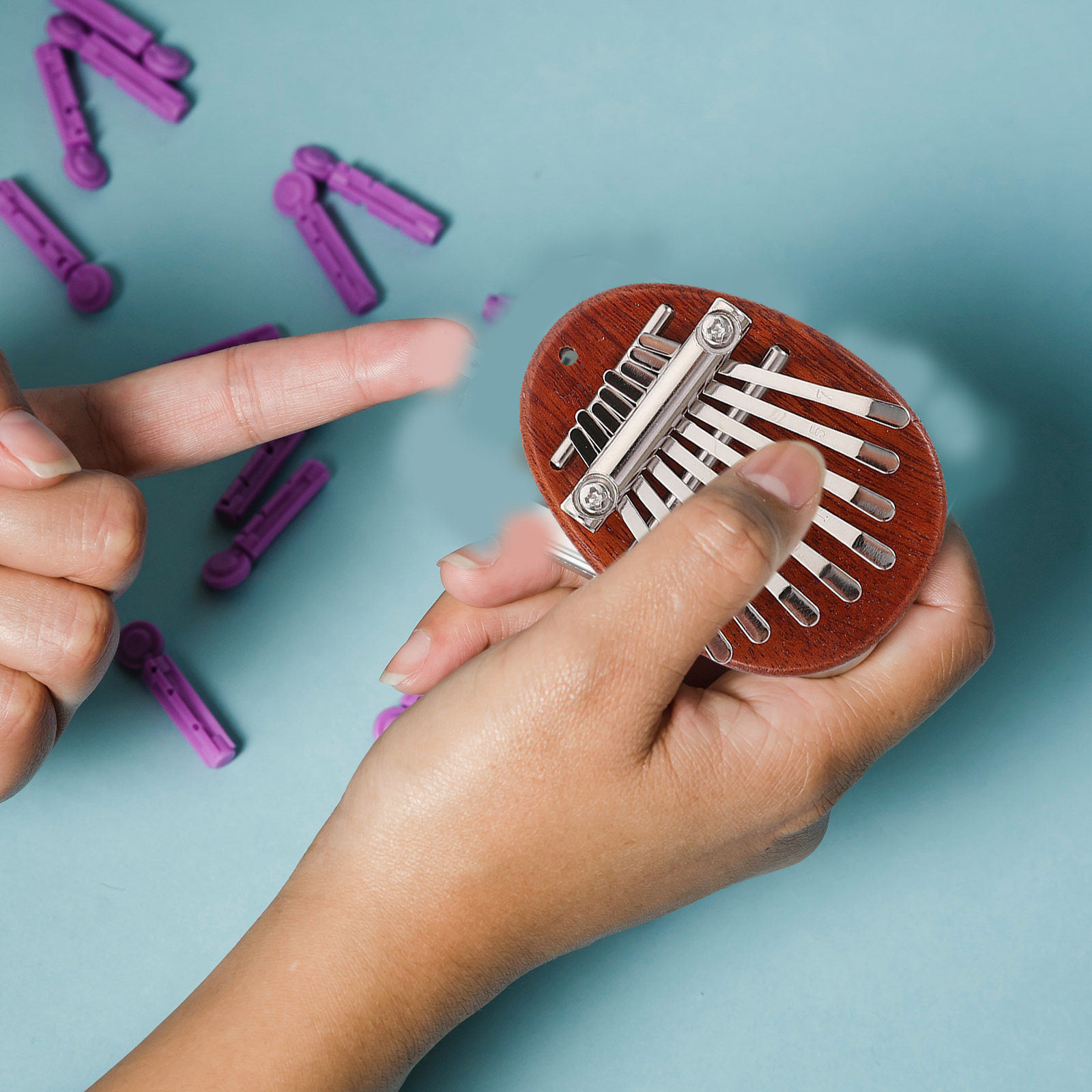 1Set Kalimba Thumb Piano Mini  - A Musical Instrument With Keys recensie en prijs
