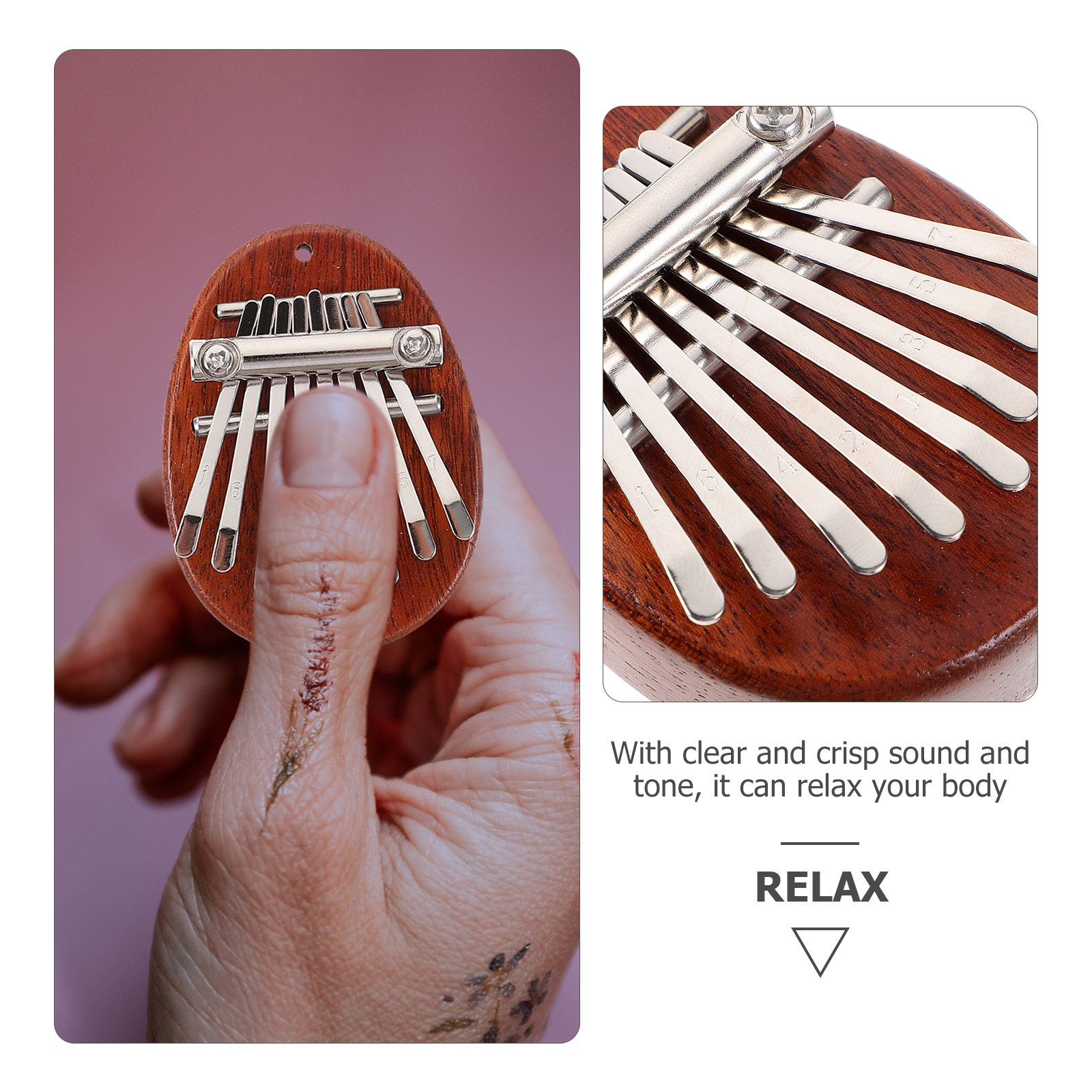 1Set Kalimba Thumb Piano Mini  - A Musical Instrument With Keys recensie en prijs