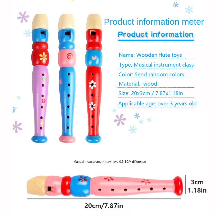 Hot Colorful Wooden Flute Musi - Musical Instrument Fagot recensie en prijs