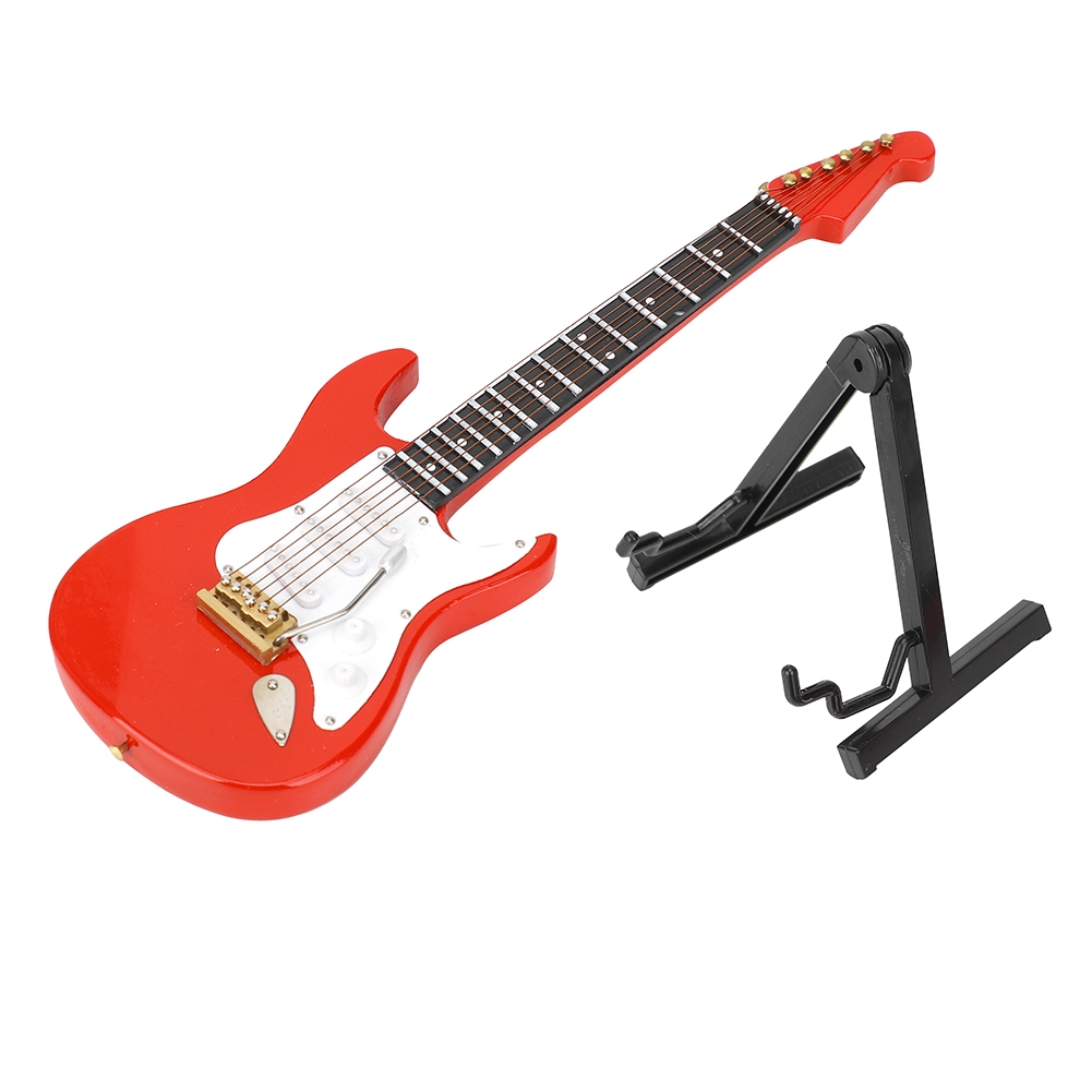 Miniature Red Electric Guitar  - Musical Instrument With A recensie en prijs