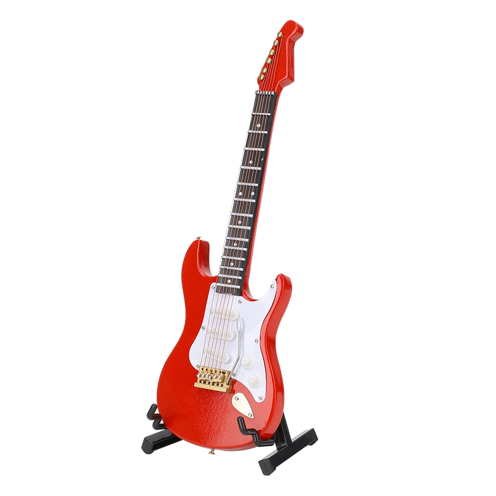 Miniature Red Electric Guitar  - Musical Instrument With A recensie en prijs