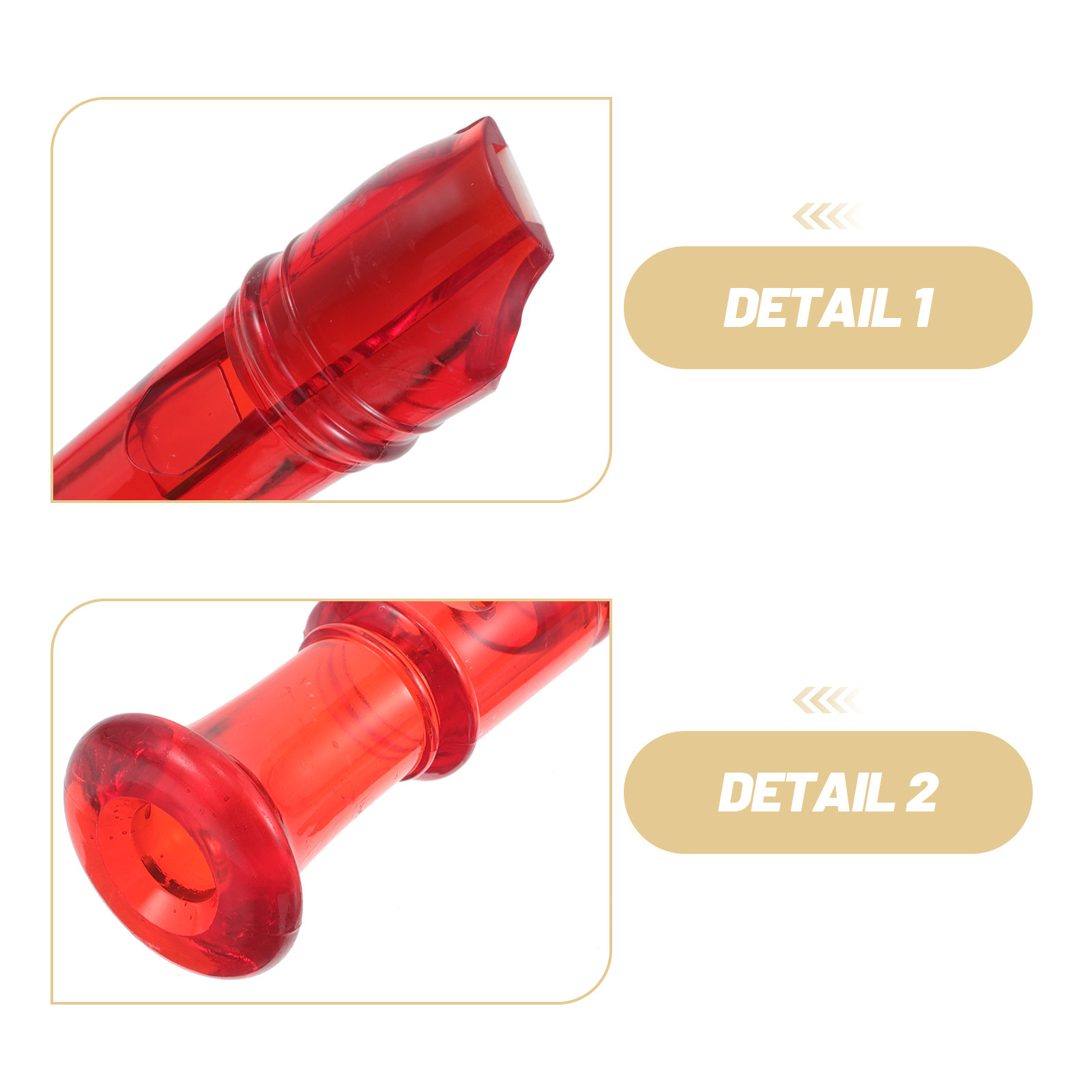 4Pcs Soprano Recorder Transpar - Soprano Recorder Plastic recensie en prijs