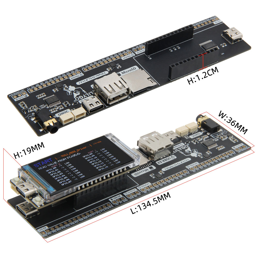T-Display-S3 MIDI Shield Devel - Musical Instrument Digital Interface (Midi) recensie en prijs