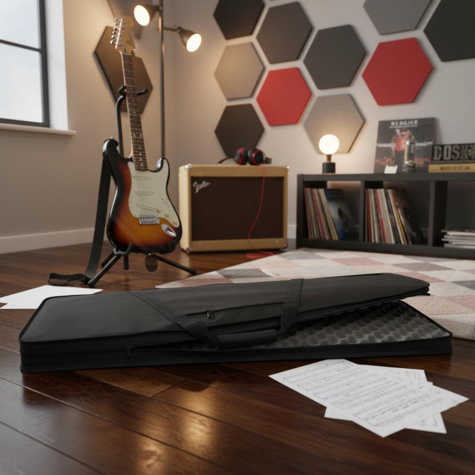 Lightweight Foam Guitar Case W - Musical Instrument With A recensie en prijs