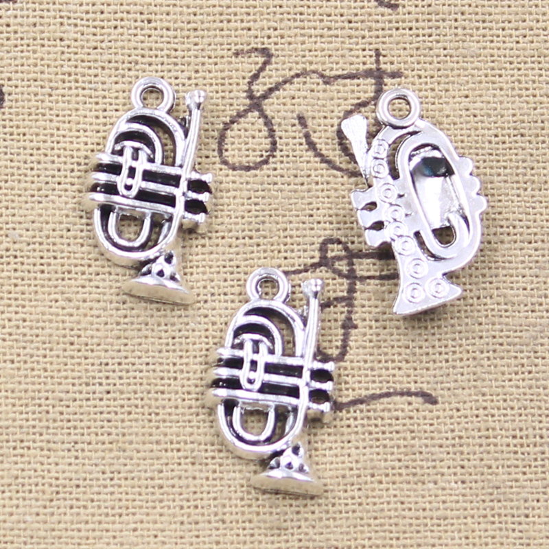 10pcs Charms Musical Instrumen - Musical Instrument Cornet recensie en prijs