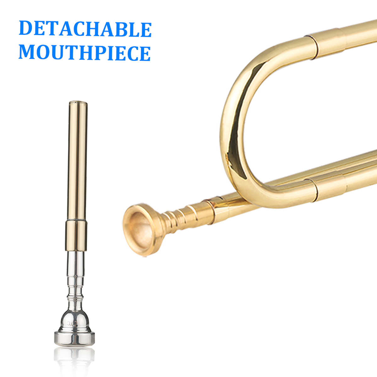 Brass C Bugle Call Gold-Plated - Musical Instrument Cornet recensie en prijs
