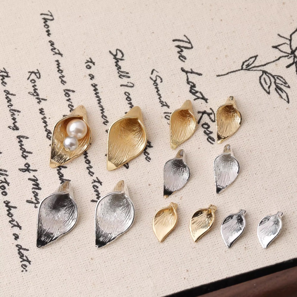 4PCS Dainty Horn Petals Flower - Musical Instrument Jewelry recensie en prijs