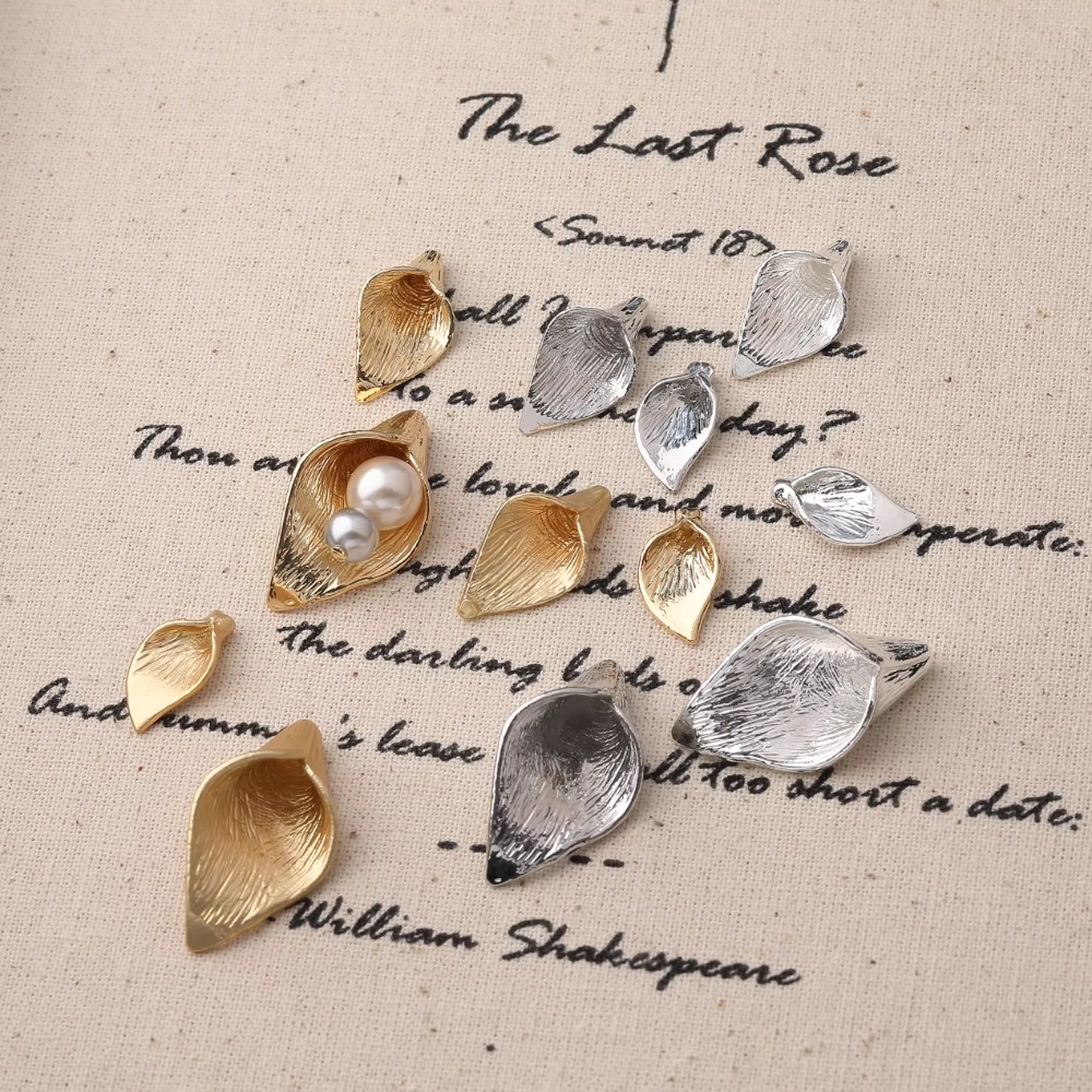 4PCS Dainty Horn Petals Flower - Musical Instrument Jewelry recensie en prijs