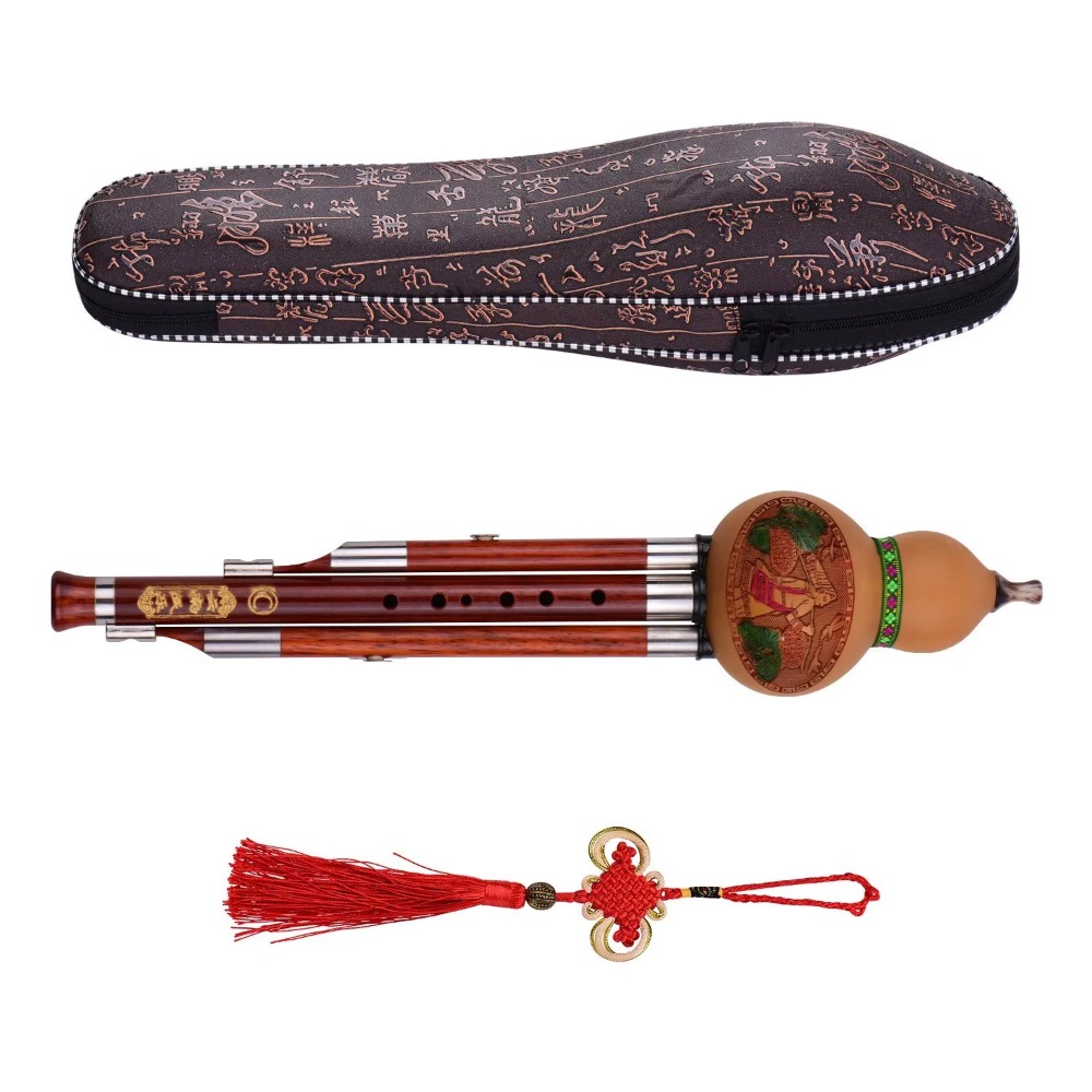3-Tone C Key Hulusi Gourd Flut - Musical Instrument With A recensie en prijs
