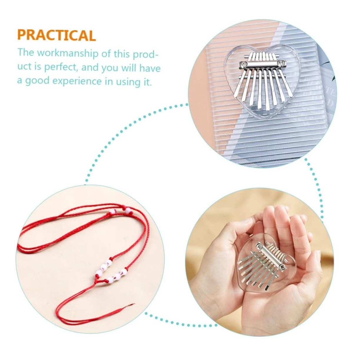 Miwayer 8 Keys Mini Kalimba Ra - A Musical Instrument With Keys recensie en prijs