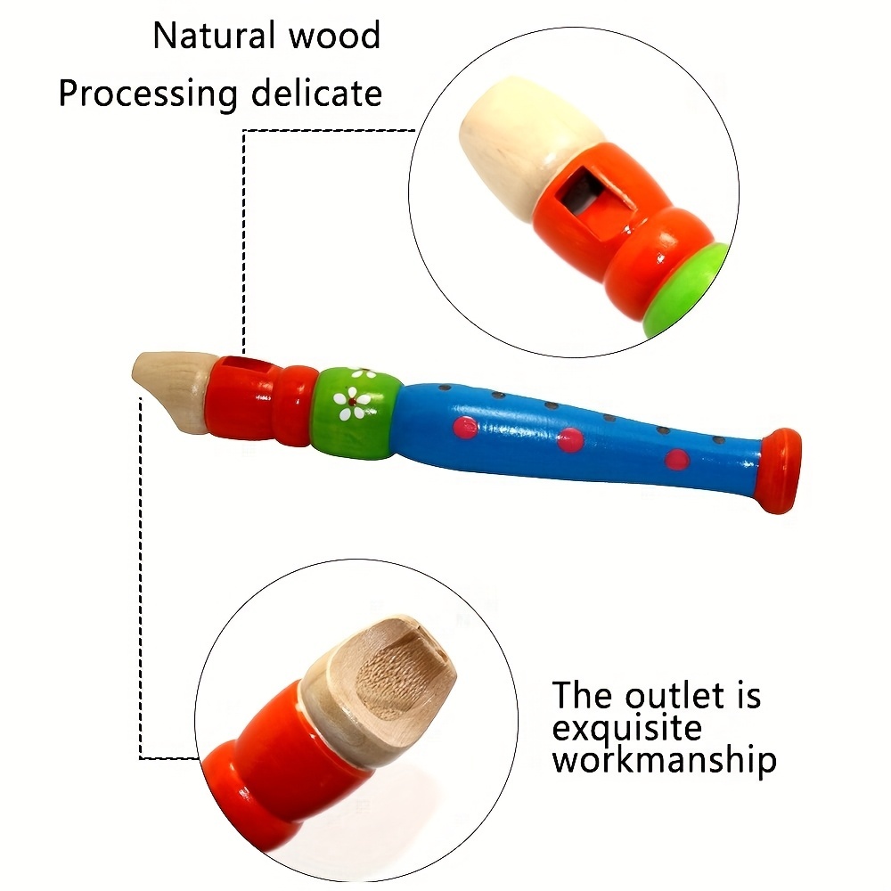 1pc Wooden Flute 6-Hole Colorf - Musical Instrument Fagot recensie en prijs