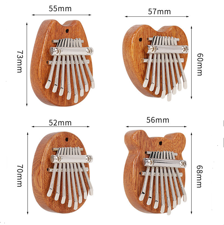 8 Keys Mini Kalimba Wooden Thu - A Musical Instrument With Keys recensie en prijs
