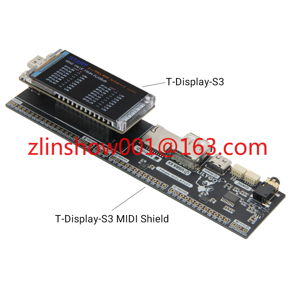 T-Display-S3 MIDI Shield Devel - Musical Instrument Digital Interface (Midi) recensie en prijs