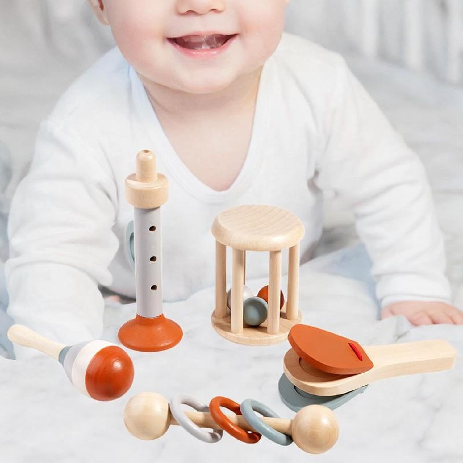 5PCS Toddler Wooden Musical In - Musical Instrument Fagot recensie en prijs