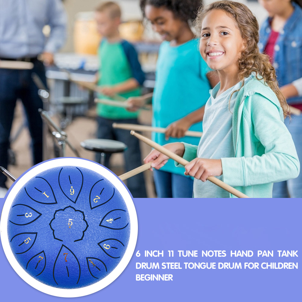 Glucophone Steel Tongue Drum 6 - Musical Instrument Percussion recensie en prijs