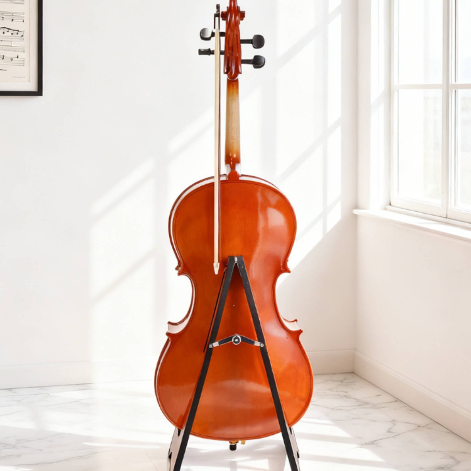 Floor Cello Stand Elegant Desi - Musical Instrument Cello recensie en prijs