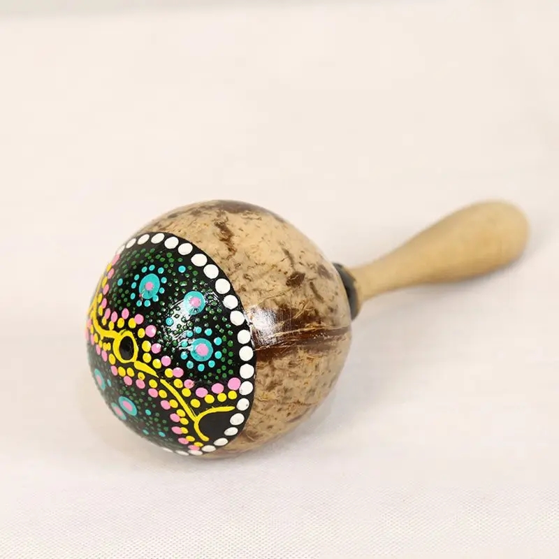 Painted Coconut Shell Maracas  - Musical Instrument Maraca recensie en prijs