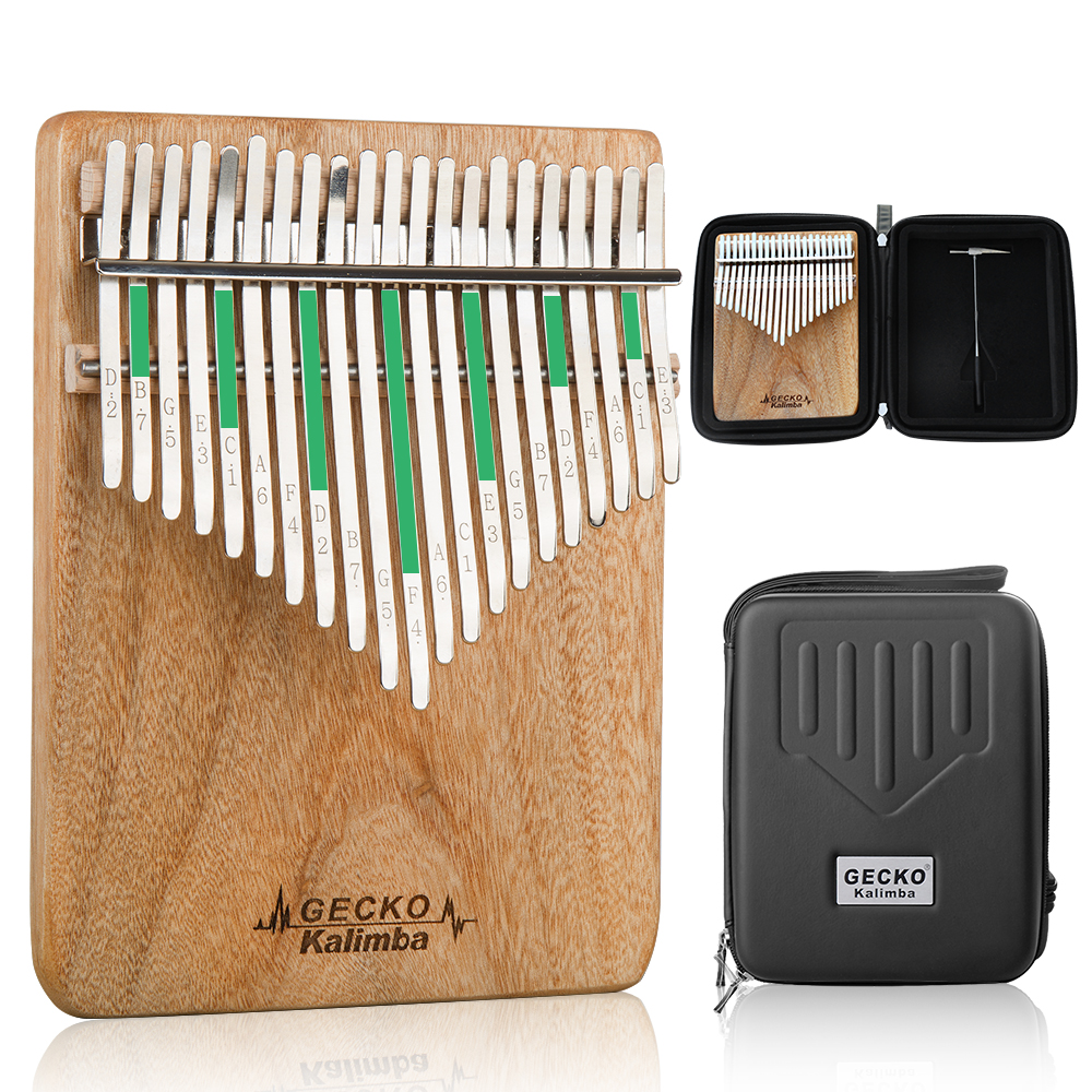 GECKO Kalimba 21-Key Camphor W - A Musical Instrument With Keys recensie en prijs