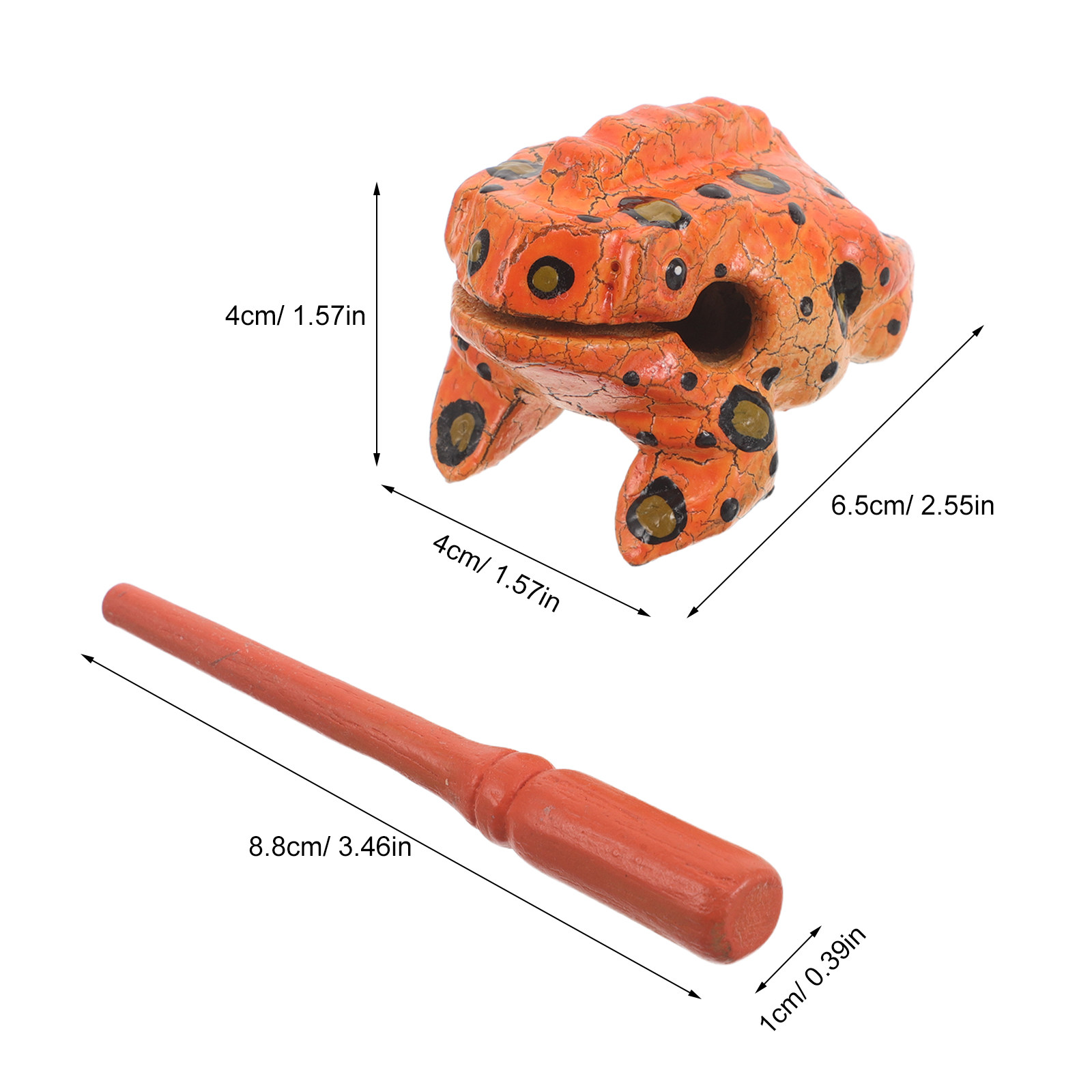 1Set Wooden Frog Guiro Percuss - Guiro Scraper Instrument recensie en prijs