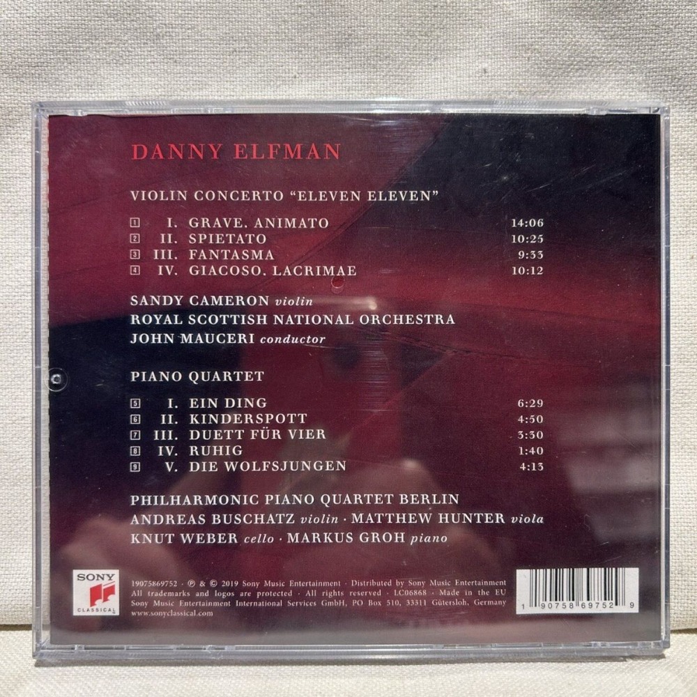 Danny Elfman Violin Concerto M - Musical Instrument With A recensie en prijs