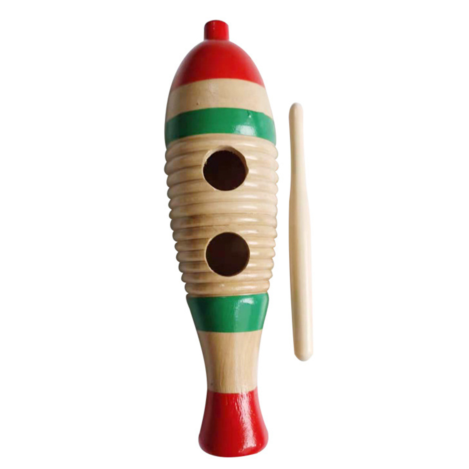 Colorful Fish Shaped Wooden Gu - Guiro Scraper Instrument recensie en prijs