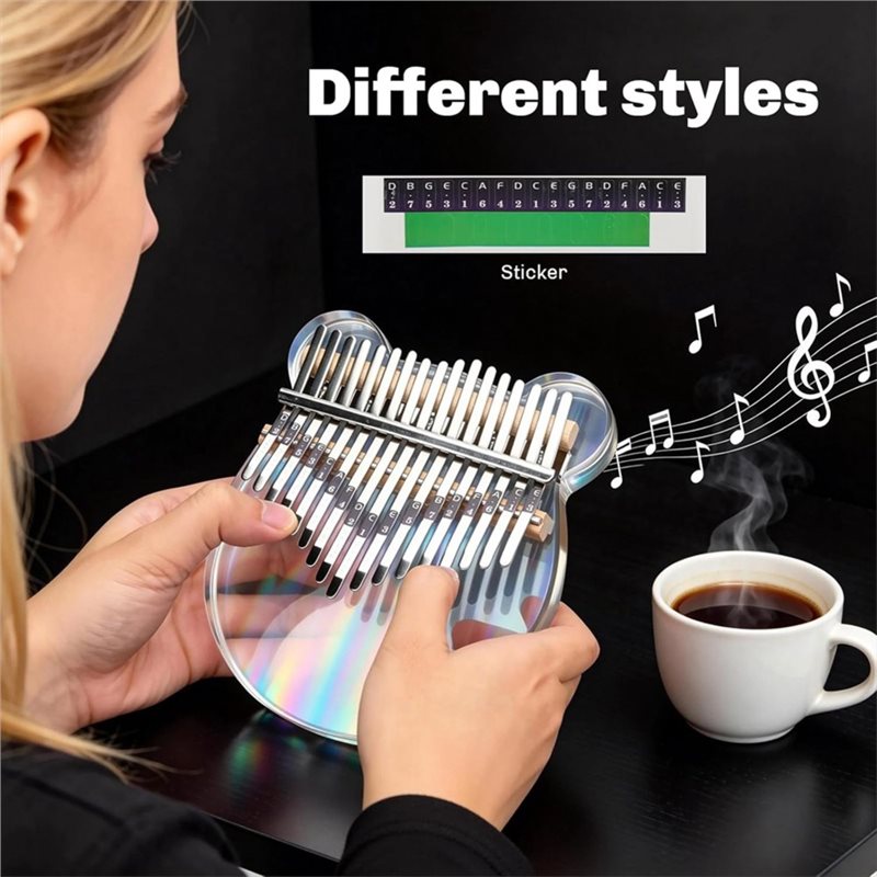 17 Key Clear Acrylic Kalimba T - A Musical Instrument With Keys recensie en prijs
