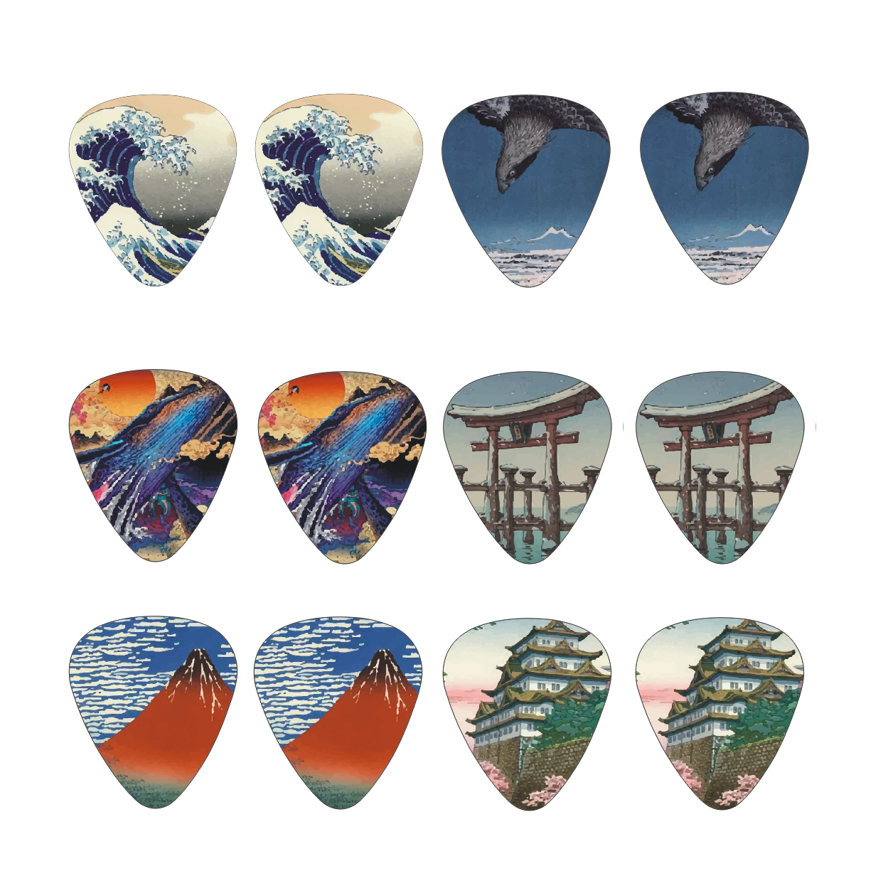 New 12pcs/set  Guitar Picks -  - Musical Instrument Fagot recensie en prijs