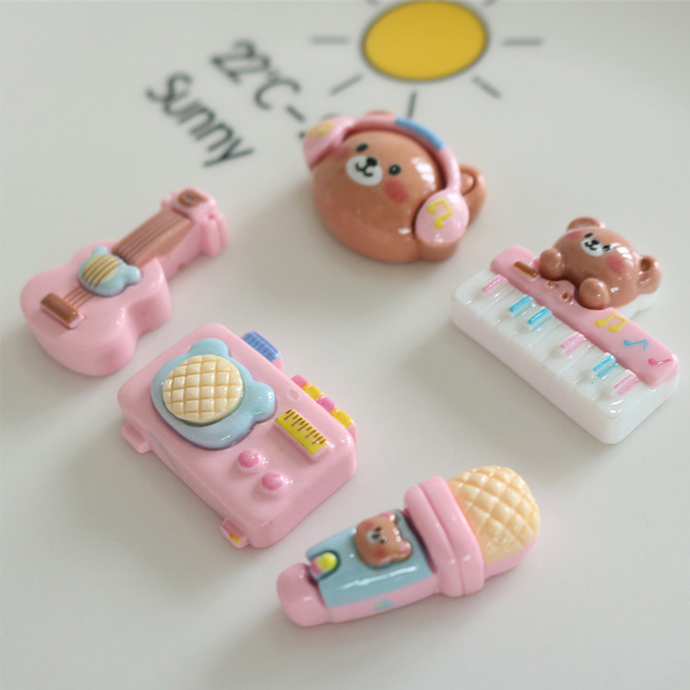 10PCS Shiny Bear Musical Instr - Musical Instrument Jewelry recensie en prijs