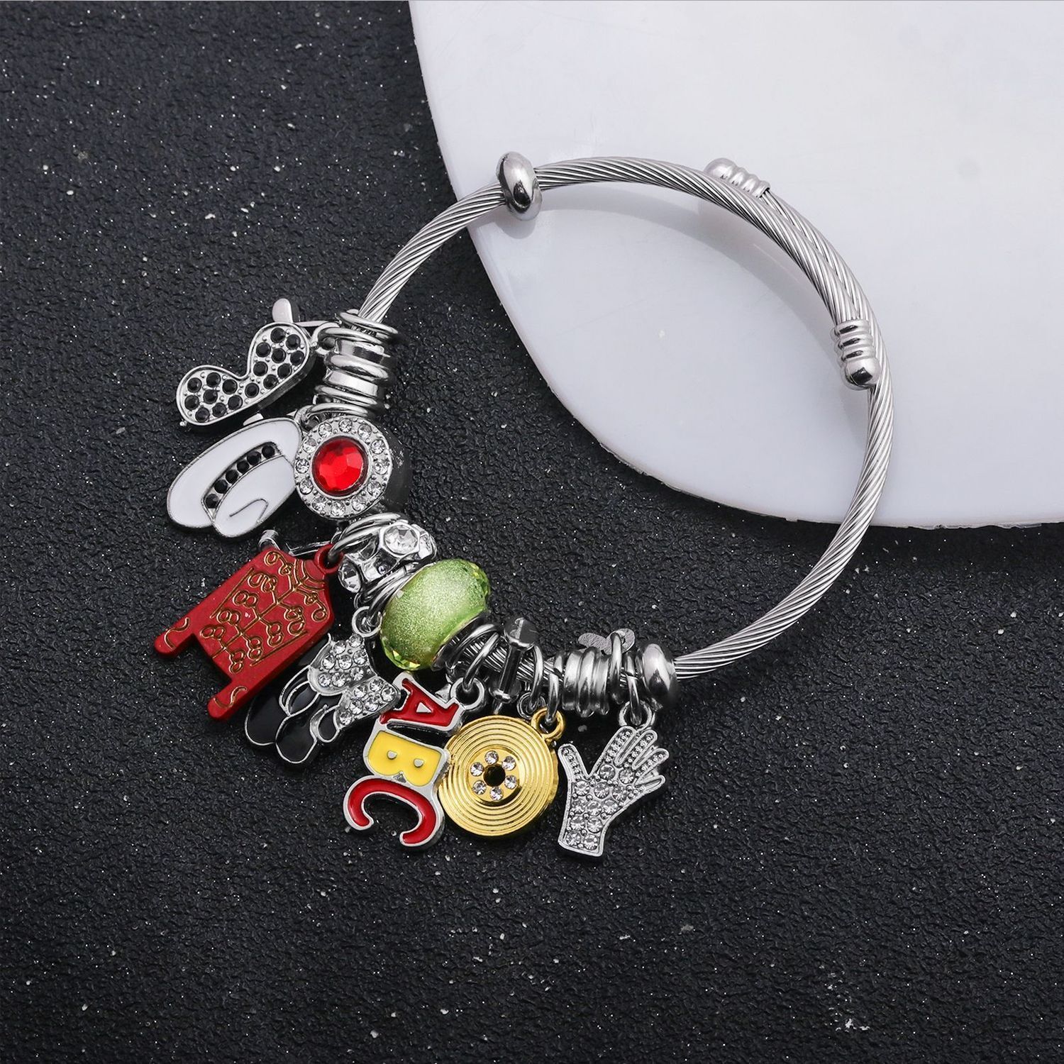 Michael Jackson Music Charm Br - Musical Instrument Jewelry recensie en prijs
