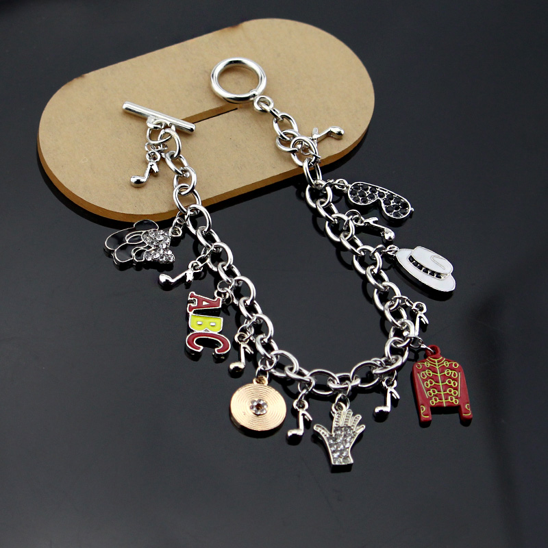 Michael Jackson Music Charm Br - Musical Instrument Jewelry recensie en prijs