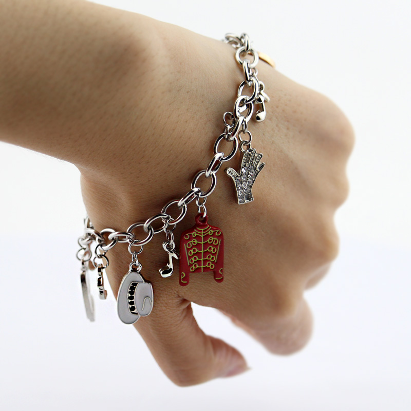 Michael Jackson Music Charm Br - Musical Instrument Jewelry recensie en prijs