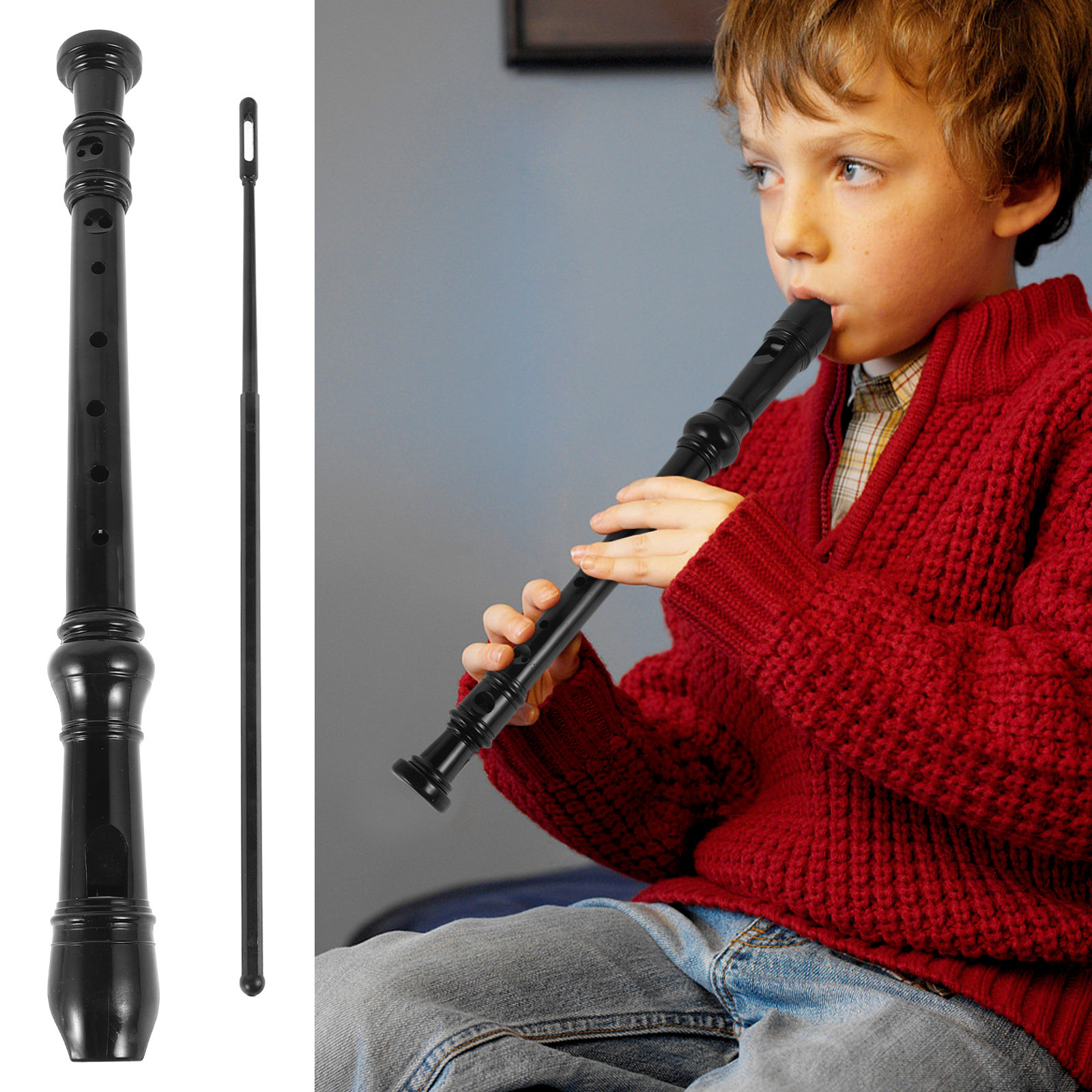 Black Transparent 8 Hole Sopra - Soprano Recorder Plastic recensie en prijs