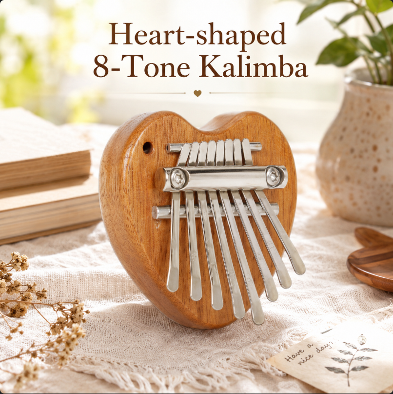 8 Keys Mini Kalimba Wooden Thu - A Musical Instrument With Keys recensie en prijs