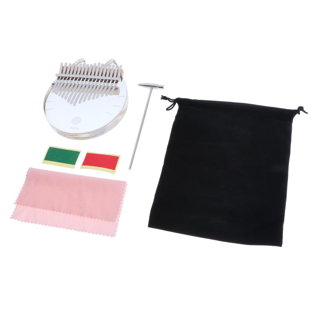 Kalimba 17 Key Acrylic Transpa - A Musical Instrument With Keys recensie en prijs