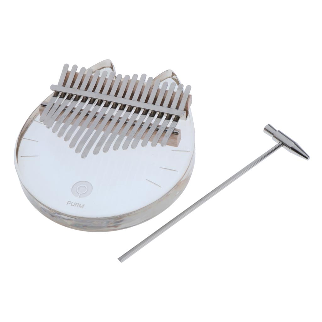 Kalimba 17 Key Acrylic Transpa - A Musical Instrument With Keys recensie en prijs