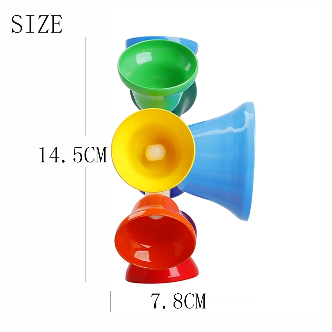 Orff 8-Note Hand Bell Rotating - Musical Instrument Maraca recensie en prijs