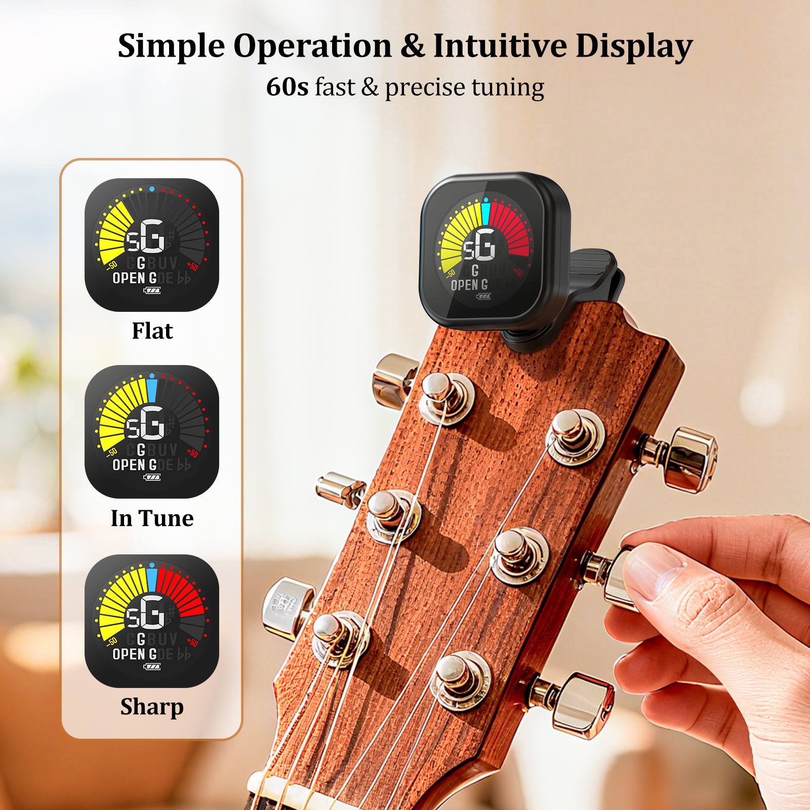 New Bee Guitar Tuner Clip-On C - Musical Instrument Cello recensie en prijs
